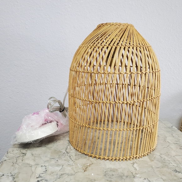 Opalhouse Rattan Pendant Lamp Light Fixture - Picture 5 of 12